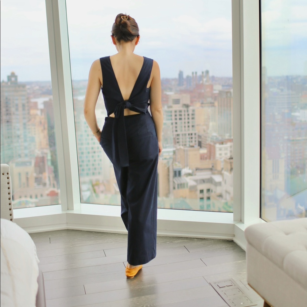 Club Monaco open back jumpsuits size 4